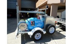 Hydromat - Model CP - Trailer Mounted Hot and Cold Water Pressure Cleaner