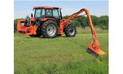 Rasco - Model BRK - Robust and Strong Side-Mounted Crane Mower