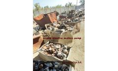 Mixed electric motor scrap