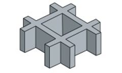 NA-ME - Model 38 X 38 x h25 - Composite (GFRP) Gratings