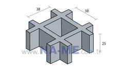 NA-ME - Model 38 X 38 x h25 - Composite (GFRP) Gratings