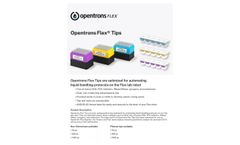 Opentrons - Filtered Flex Tips - Brochure