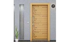 Ankara Royal Guard Series - Steel Door Natural Oak Veneer