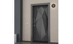 Ankara Royal Guard Series - Geta Steel Door Anthracite Grey Lacquer