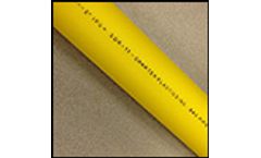 Charter Plastics - Model 2708 - Yellow - CTS & IPS - Copper Tube Size & Iron Pipe Size Gas Pipe