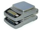 Stainless steel top platform scale with rail -  Stainless steel top platform scale with rail