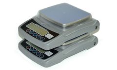 Stainless steel top platform scale with rail -  Stainless steel top platform scale with rail
