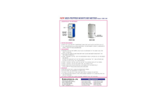 G-Won - Model GMK - 310 - Red Pepper Moisture Meter Brochure