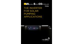 Nastec - Model VASCO Solar MP - VAriable Speed Controller   -Brochure