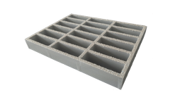 Dongtai Structured - Rectangular Mesh Molded Grating