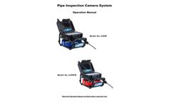 TvbTech - Model 3499F-18 - Flexible Drain/Pipe Inspection Camera System with 20m/66ft - 60m/200ft Cable - Operation Manual