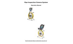 TvbTech - Model 3399F/3399FB - 38mm Sewer Drain Pipe Inspection Camera System with 40m/130ft - 60m/200ft Cable - Operation Manual