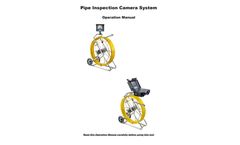  	TvbTech - Model 3299F/3299FB - 38mm Sewer Drain Pipe Inspection Camera System with 60m/200ft - 120m/400ft Cable - Operation Manual