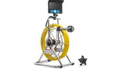 TvbTech - Model 3399F - 38mm New Model Sewer Drain Pipe Inspection Camera System with 40m/130ft ~ 60m/200ft Cable