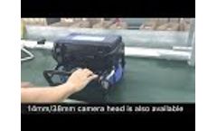 TVBTECH New Pipe Inspection Camera 3499F Video