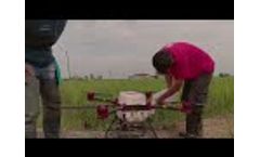 10KG Agriculture Drone Sprayer Full Autonomous Spraying Video