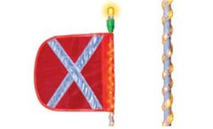 Checkers - All-Purpose LED Wrapped Lighted Warning Whip