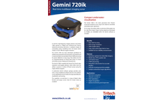 Gemini - Model 720ik - High-Frequency Multibeam Imaging Sonar System Brochure
