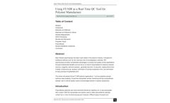 NIR Spectroscopy in Fuel Ethanol Industry Application Note - Brochure