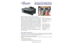 FT-NIR Analaysis for Spices & Raw Ingredients - Brochure