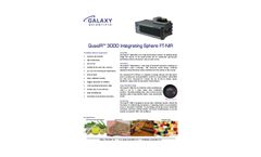 Galaxy - Model QuasIR - 2000E - Process FT-NIR Spectrometer Analyzer- Brochure