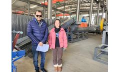 Welcome Indian Customers To Visit Our Plastic Bottle Recycling Plant