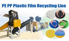 PE PP Plastic Film Recycling Line
