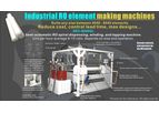 Model SEC8040 - 4-8 inch industrial RO cartridge element dispensing and spiral winding machine