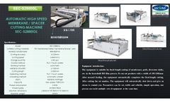 Second RO Tech - Model SEC-2880GL - Automatic RO membrane slitting machine