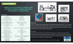 Second RO Tech - Model SEC-1880GL - Semi-automatic RO dispensing and spiral winding machine (V3) SEC-1880GL