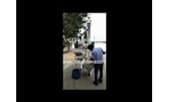 Paddy cleaner machine, cleaning paddy rice, grain, corn, wheat - Video