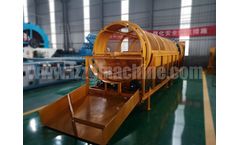 Rotary sand gravel sieving machine working principle