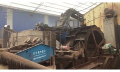 LZZG sand washing plant contain deep cone thickener and filter press - Video