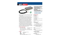 Spellman - Model MPS Series - High Voltage Module Brochure