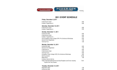 Power-Gen International 2011 - Event Schedule