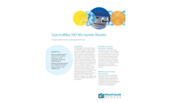 SpectraMax - Model 190 - Microplate Reader Brochure