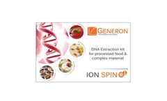 Model EXD018K - Food And Feed Dna Extraction And Purification Kit For Small Sampling Units