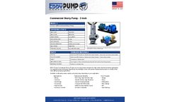 EDDY - Model C- 3400 - 3-Inch Closed Coupled or Flex Coupled Pump Brochure