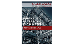 Coltraco - Model Portasonic Plus - Portable Ultrasonic Transit-Time Flow Meter - Brochure