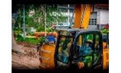 Dynaset HG Hydraulic Generator Providing Electricity for a Worksite Video