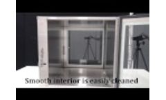 Wall Mount Cleanroom Pass-Thru from Clean Air Products Video