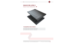 Swaco - Model SJ-MD-2/3 - Shaker Replacement Screens Brochure