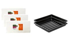 Vegbed - Microgreen Grow Mat Bundle (30 Mats) + 2 Free Trays