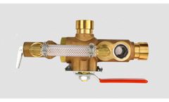 AGF - Model TESTanDRAIN 2511A Grooved - With Alternative Handle Location, Pressure Relief Valve & Grooved Connections