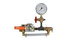AGF - Model TESTanDRAIN 1011T - Single-Handle Ball Valve with Pressure Relief Valve