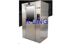 K-Ling - Model KEL-AS1300 - Filter Biomedical Cleanroom Air Shower with LCD Display Working