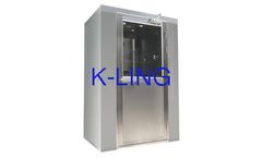 K-Ling - Model KEL - AS1200P1 - High Performance Stainless Steel Air Shower Room with HEPA Filtration