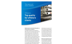 Watermaker - Reverse Osmosis Unit Brochure