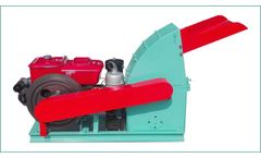 Azeus - Model CF500A - Diesel-driven Wood Hammer Mill