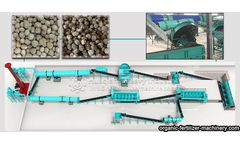 Manufacturing process of pig manure organic fertilizer disc granulator